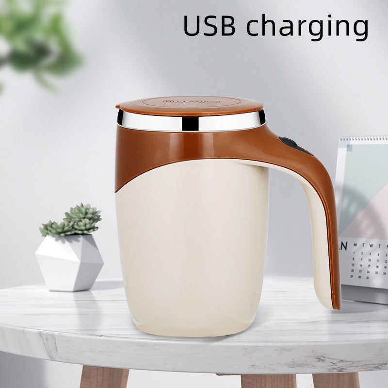 Rechargeable Automatic Stirring Coffee Cup – Electric Magnetic Mixer