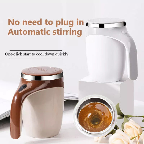 Rechargeable Automatic Stirring Coffee Cup – Electric Magnetic Mixer